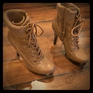 Jennifer Lopez Moritz Taupe Booties